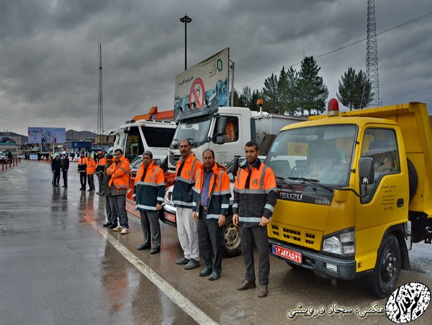 رزمایش مجریان طرح زمستانی