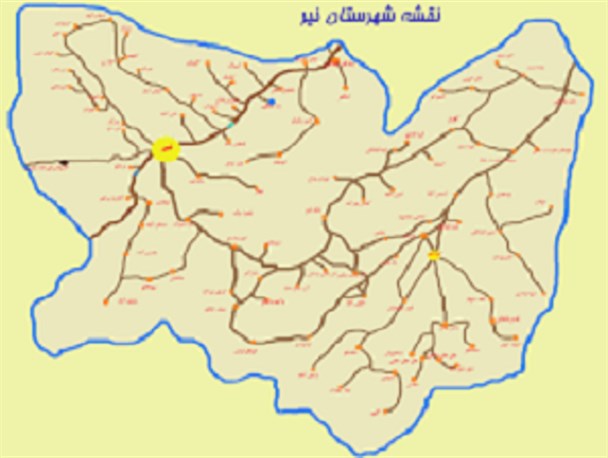 طراحی و ساخت نماد ورودی شهر نیر توسط موذن زاده اردبیلی