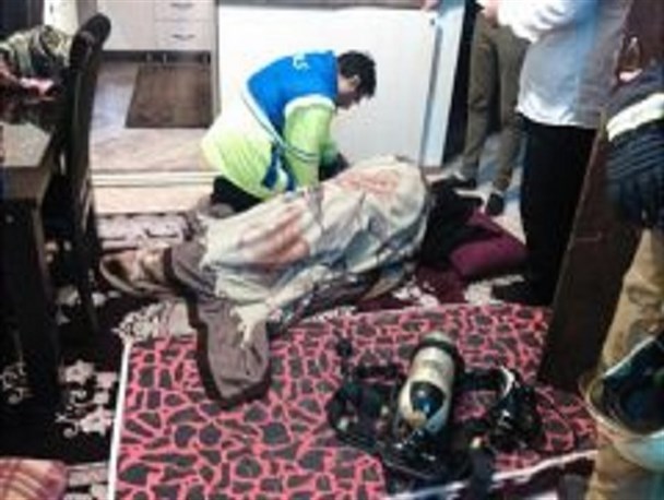 گاز مونوکسید جان کارگر افغانی را گرفت