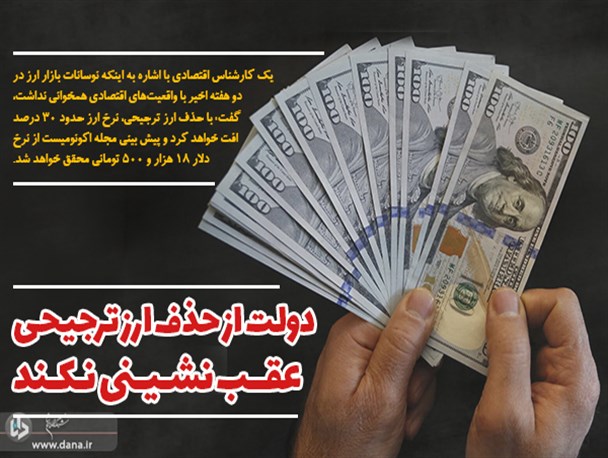 نوسانات نرخ ارز طبیعی نبود/ دولت از حذف ارز ترجیحی عقب نشینی نکند