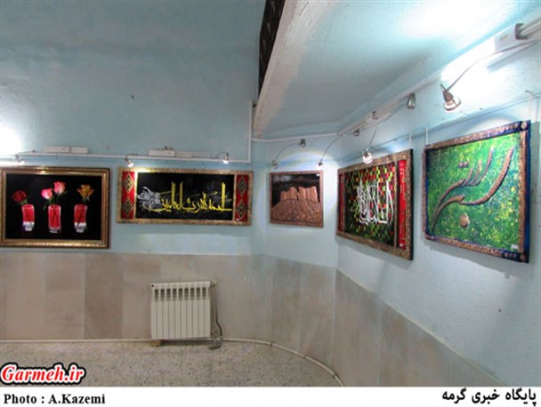 نمایشگاه نقاشی هنرمند گرمه‌ای به روایت تصویر