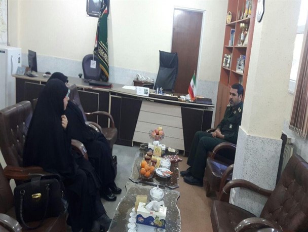 مدیر کتابخانه های عمومی بیجار با فرمانده سپاه دیدار کرد