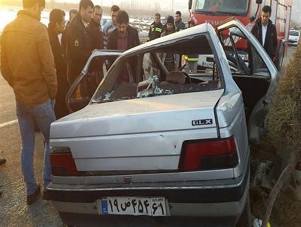 سانحه رانندگی در بوکان با سه کشته و زخمی