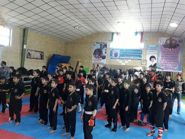 تمرینات رزمی کاران همدانی در خانه کونگ فو