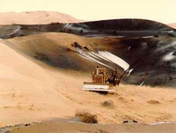 اجرای طرح بیابان زدایی در شهرستان تایباد