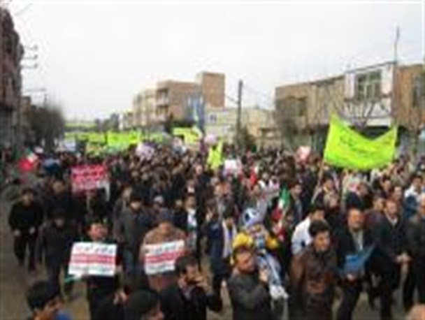 حضور پر شور بیله سواری ها در راهپیمایی 22 بهمن