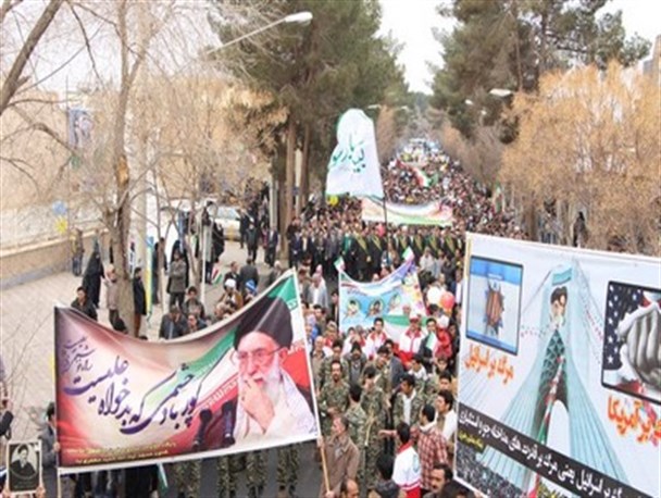 گزارش تصویری، راهپیمایی ۲۲ بهمن آران و بیدگل
