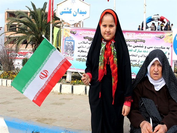راهپیمایی 22 بهمن جویبار از نگاه عکاس