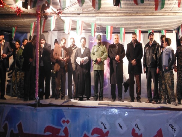 جشن بزرگ آزادی همراه بانک الله اکبر در بجستان برگزار شد