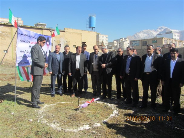 مراسم کلنگ زنی خانه کاراته استان کرمانشاه + فیلم