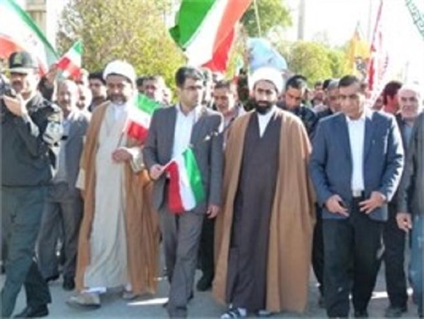 حضور پر شور مردم انقلابی هفتکل در راهپیمایی ۲۲بهمن