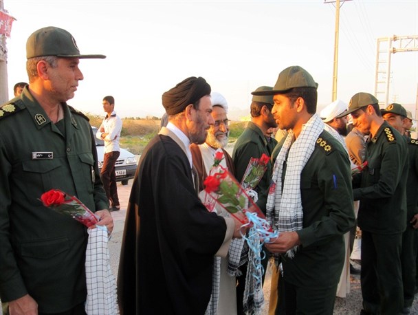 استقبال از عاملین دستگیری متجاوزان آمریکایی در دیّر