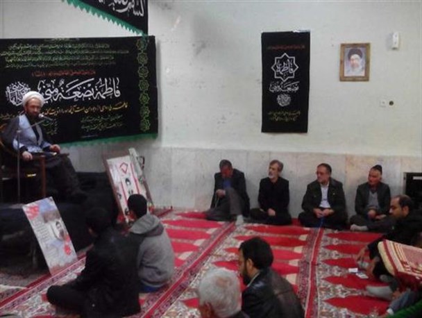 مراسم سوگواری شهادت حضرت فاطمه (س) در اردل برگزار شد