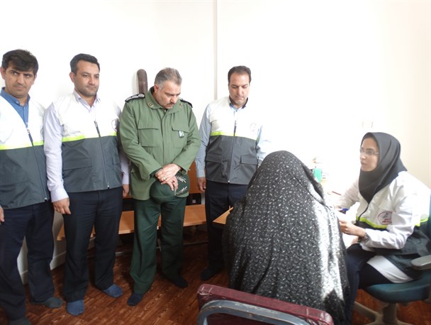 ویزیت رایگان بیماران در روستای قلعه نو مه ولات