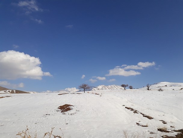 تصویر/ طبیعت زمستانی جاده روستای سوسهاب خلخال