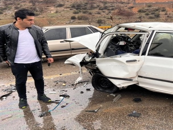 تصادف پراید و پژو پارس ۱۳ کشته و زخمی بر جای گذشت+تصاویر و فیلم