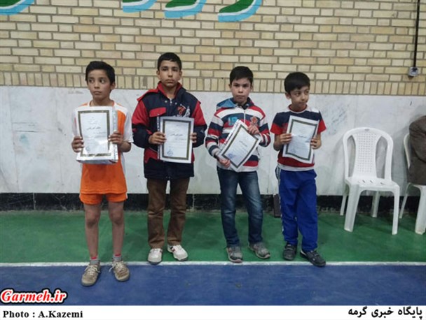 کسب مقام سوم استانی توسط بدمینتون باز گرمه‌ای