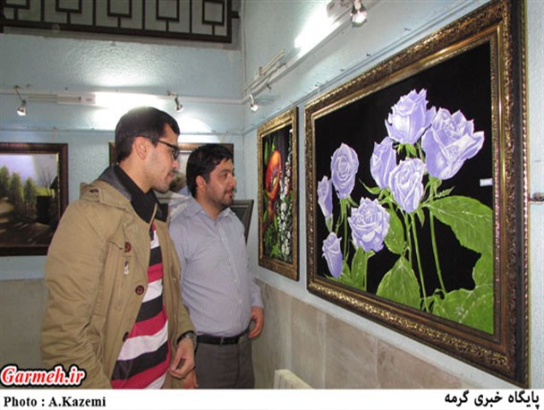نمایشگاه آثار هنرمندان گرمه‌ای به روایت تصویر