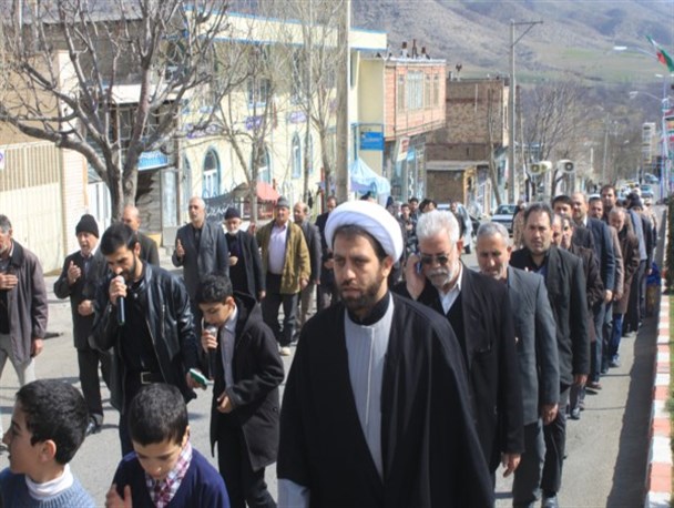 مراسم عزاداری سالروز شهادت حضرت فاطمه(س) در کلیبر برگزار شد