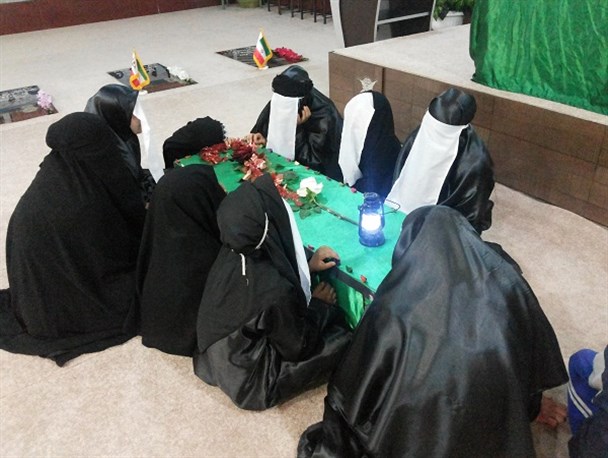 برگزاری مراسم عزاداری شهادت حضرت زهرا (س) در دهدشت+ تصاویر