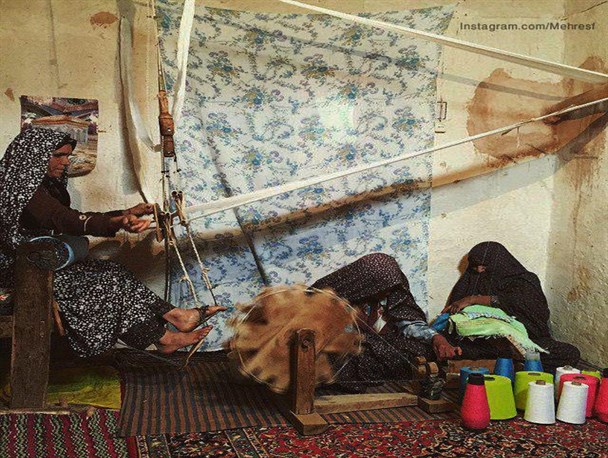 نساجی سنتی خراسان شمالی/ چادر شب بافی روئین