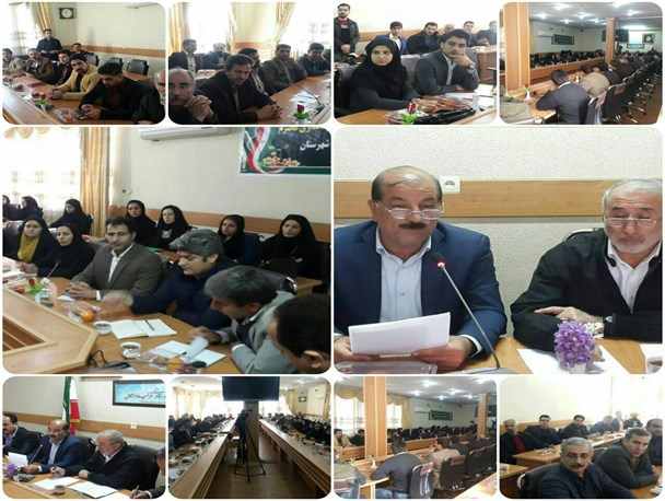 نشست مشترک مدیر کل ورزش و جوانان استان کرمانشاه با فرماندار و هیئتهای ورزشی صحنه برگزار شد