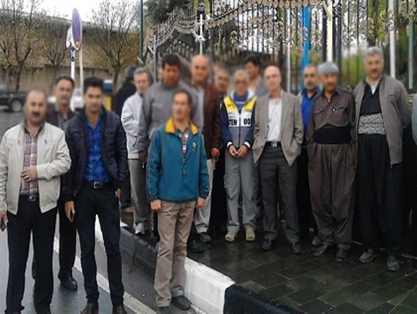 تجمع دوباره کارگران کشت و صنعت مهاباد