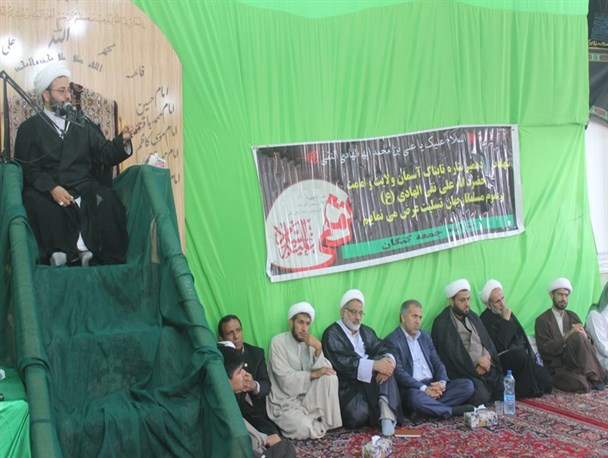 مراسم محوری شهادت امام هادی (ع) در کنگان برگزار شد+تصاویر
