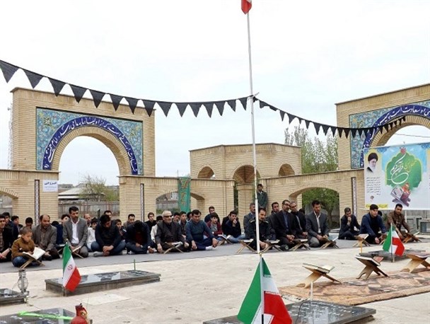 مراسم «یاسین خوانی» در جعفرآبادمغان+تصاویر