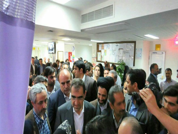 سفر وزیر بهداشت به شهرستان سنقروکلیایی