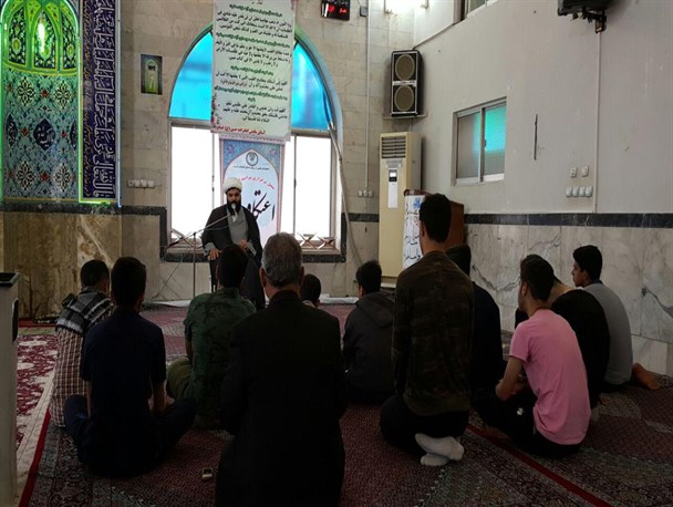 تصاویر روز دوم برگزاری مراسم اعتکاف در مسجد جامع خمام