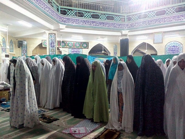 حضور جهادی خواهران طلبه در برگزاری اعتکاف شهرستان عسلویه/ تصاویر