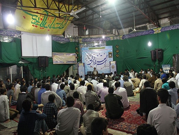 مراسم معنوی اعتکاف در شهر دُرچه +تصاویر