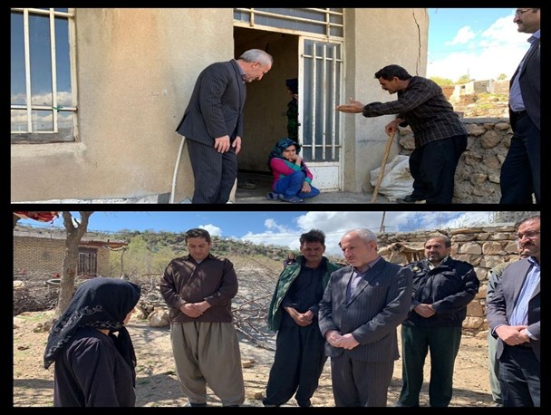 ورود کمیته امداد به مشکلات خانواده مصیبت دیده