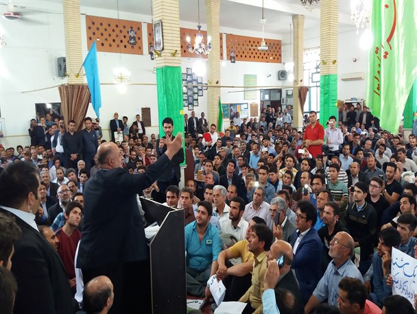 همایش بزرگ حامیان حجت الاسلام رئیسی در پارس آباد مغان/تصاویر