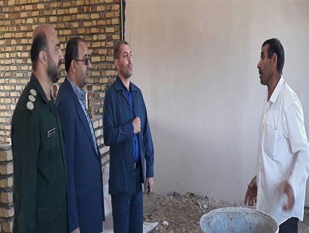 حضور فرمانده سپاه بابل در مناطق زلزله‌زده کرمانشاه