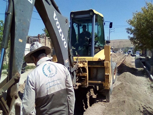 پایان طلسم ۳۰ ساله بی آبی در دهکده دامداران بوکان توسط سپاه