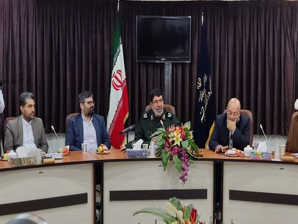 نشست هم‌اندیشی سخنگوی سپاه با اصحاب رسانه‌های قم