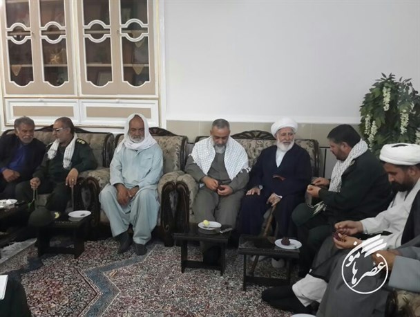 دیدار سردار نقدی با خانواده سردار شهید لک‌زایی+ عکس