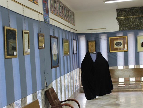 برپایی نمایشگاه خوشنویسی طلیعه رمضان با 30 اثر نفیس در گناباد