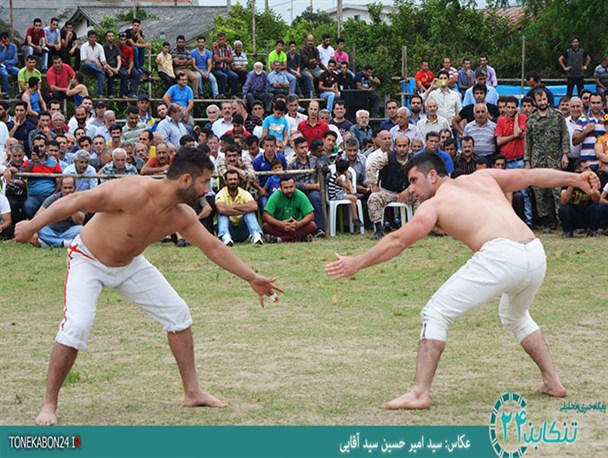 کشتی گیله‎مردی در شیرود تنکابن/تصاویر