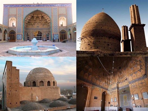 تصاویری زیبا و دیدنی از مسجد جامع قم