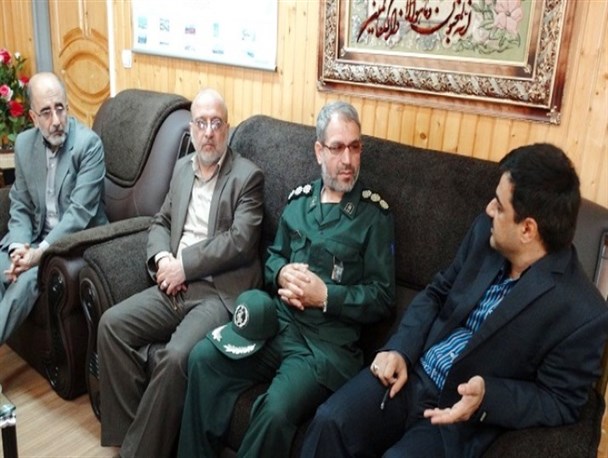 بازدید فرمانده سپاه ناحیه آستارا از روند خدمات رسانی به مردم در گمرک آستارا