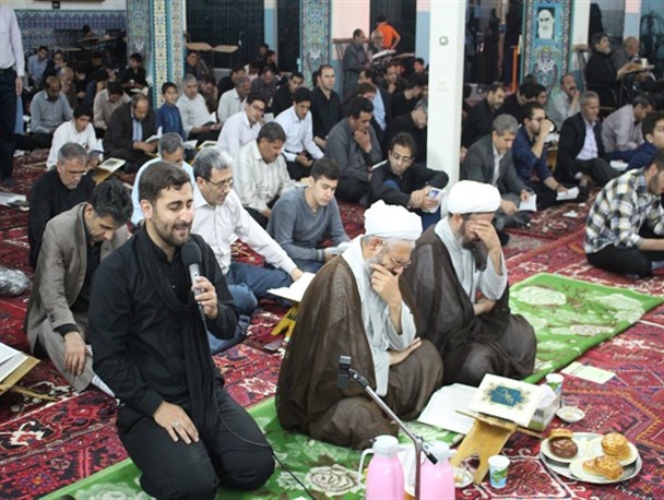 مراسم احیای نخستین شب قدر در مساجد اهر به روایت تصویر