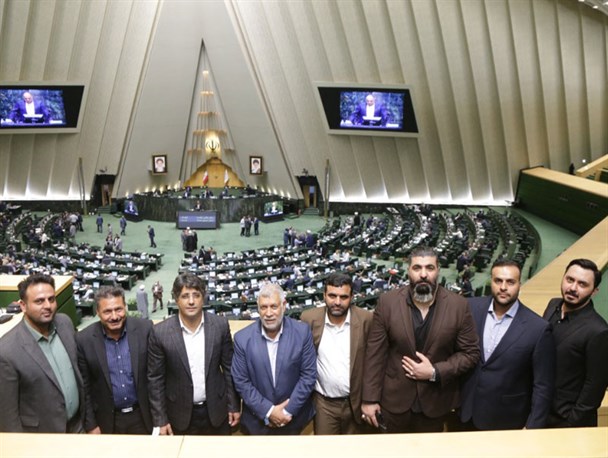 حضور رییس فدراسیون بوکس و سرمربی تیم ملی در مجلس شورای اسلامی