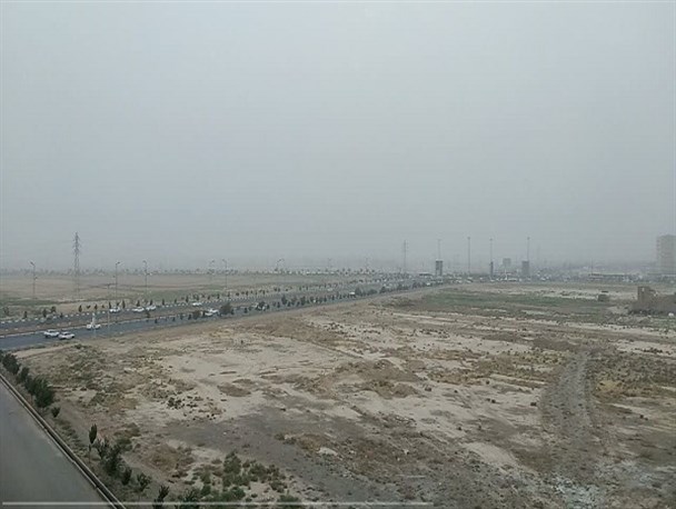 آسمان قم پیدا نیست+تصاویر