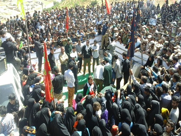 حضور دو شهید در شهر مارگون موجب نزول برکت است
