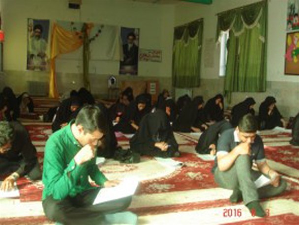 آزمون نماز، بهشت وصال با حضور پر شور جامعه ایثارگری در سرایان برگزار شد