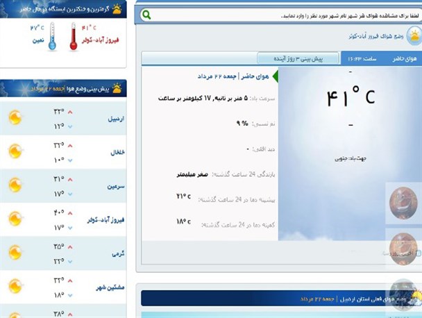گرما همچنان می تازد/ کوثر رکورد دار سوزناکِ گرما در استان