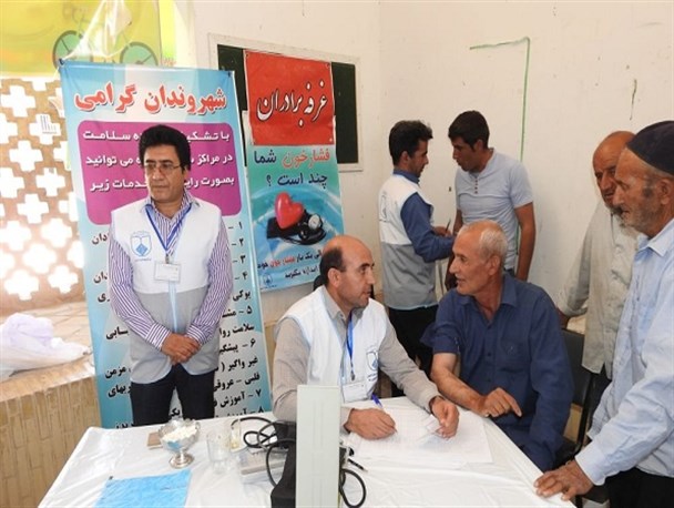 ۳۵۰ ورزنه ای در طرح غربالگری بیماری های غیر واگیر شرکت کردند+ تصاویر